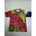custom colorful man digital printing T-shirt garment