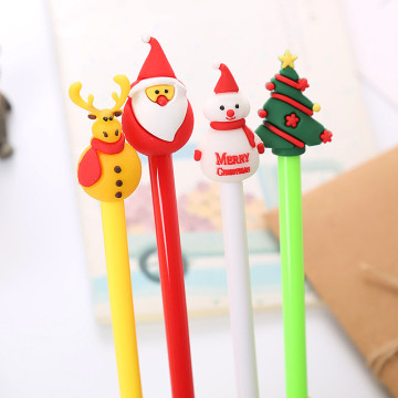 1 PCS Cute Cartoon Christmas Series Neutral Pen Creative Students Pen Black Pen for Christmas Gel Pen Cute Stationary Wholesale
