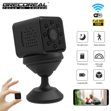 GRECOREAL SQ23 Wireless Camera Wifi Mini Cam 1080P HD Camcorder Waterproof Sports Action Night Vision Outdoor Hidden TF card