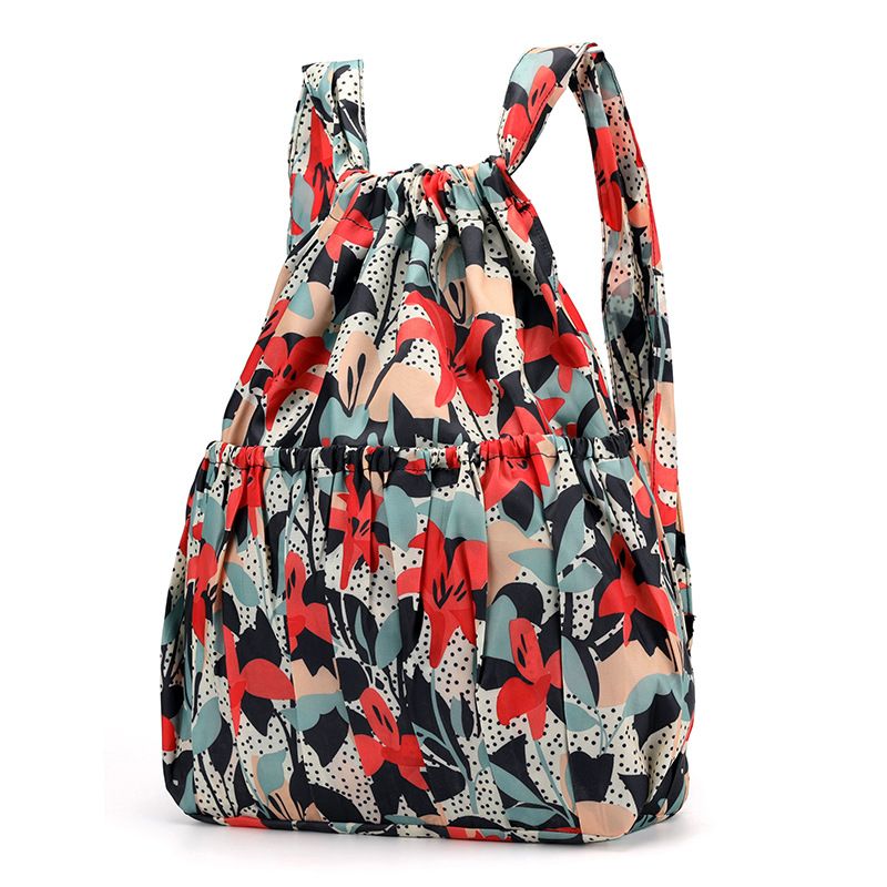 Women Drawstring Backpacks Nylon Female Backpack for Teenage Ladies Backpack Bagpack Large Capacity Bags for Women 2020