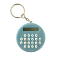 Mini Circular Pocket Calculator with Key Chain