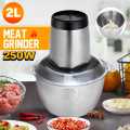 Becornce 2L Multi-function Electric Meat Grinder Garlic Fruits Onion Meat Food Chopper Electric Chopper Meat Grinder Mincer Food