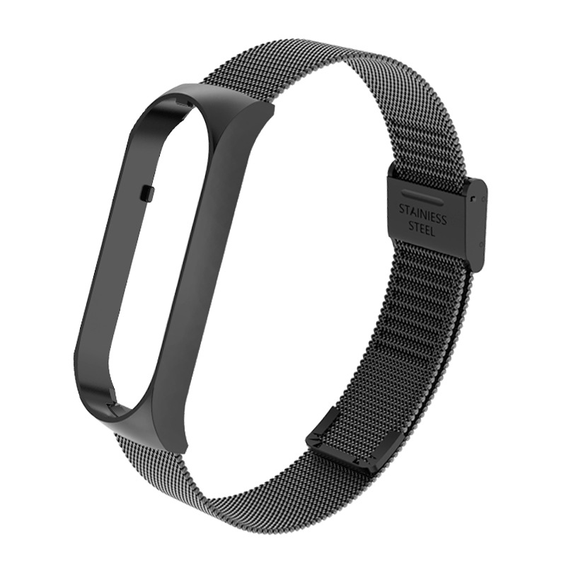 M5 Band Strap Metal Wristbands Stainless Steel Bracelet Pedometers Perfect Stainless Steel Milanese Band Fitness Equipment
