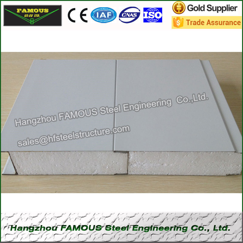 EPS Foam Sandwich Panel for Roofing and Wall of Structural Steel Building