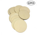 12pcs 50mm 1.96inch Round Wooden Discs Arts and Crafts for Birthday Board Chore Board DIY Crafts