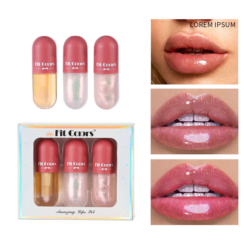 Moisture Lip Gloss Lip Balm Long-Lasting Natural Lipstick Color Changing Long Lasting Moisturizing Lipstick Oil Lip Plump TSLM1