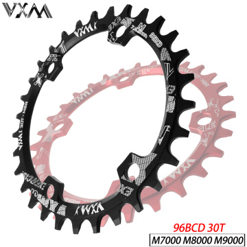 VXM Bicycle 96BCD Crank 30T Chainwheel Aluminum Alloy Round Chain ring Chainwheel Road Bicycle Chain ring for M7000 M8000 M9000
