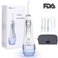 4 Colors Portable Dental Water Floss Irrigator Oral Irrigator USB Rechargeable Water Flosser Dental Teeth Cleaner +5 Jet