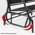 Outdoor Swing Glider Bench for 2 Persons Patio Rocking Chair Garden Seating