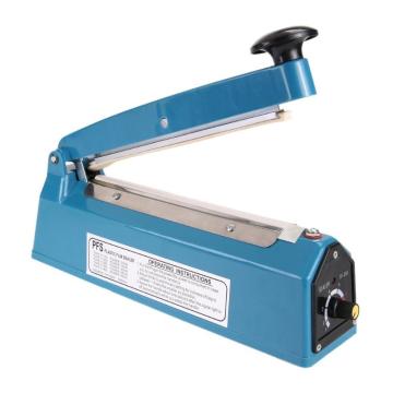 8 Heat Sealing Impulse Manual Sealer Machine Poly Tubing Plastic Household Food Packaging Machine Film Sealer Vacuum Packer