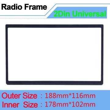 Universal Radio Frame for 2 din Radio Fascias Multimedia Player Double Din Auto Accessories for 7'' Autoradio Stereo Frame Doble