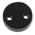 Astonvilla 20 x 20mm Black Lightweight Durable Acoustic Round Rubber Violin Mute Fiddle Silencer Violin Parts & Accessories