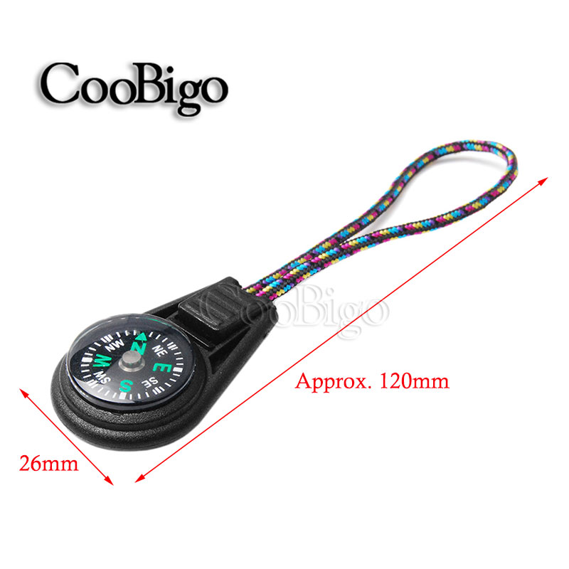 10pcs Portable Compass Button Hunting Camping Travel Hiking North Navigation Handheld Pointing Guide Survival Military Compass