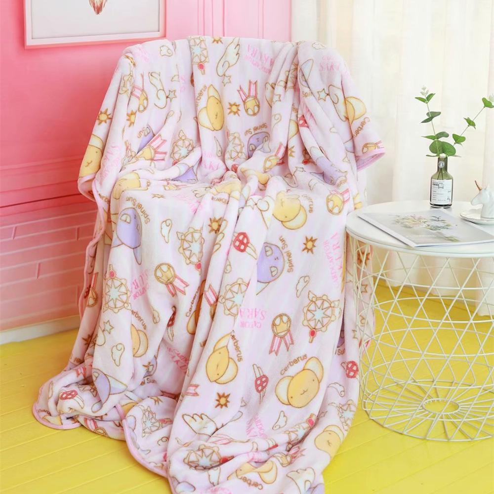 Flannel Blanket Japan cartoon bedroom Sofa Blanket Comfortable Warm Flannel Blanket Sheet Bedspread Travel Cover Blanket Gifts