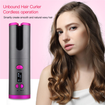 Unbound Automatic Hair Curler Cordless Electric Curling Roller Professional Ceramic Hair Waver Rechargeable Auto Curler Curls 31