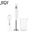 JIQI Handheld Electric Food Blender Mixer Detachable Egg Beater Meat Grinder Ice Chopper Whisker Cup Fruit Vegetable Juicer EU