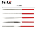 mile 5pcs 140mm Diamond Needle File Mini Rasp Wood Carving Metal Hand File Set Microtech Hobby Hand Needle