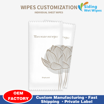 Disposable customized catering wet wipes