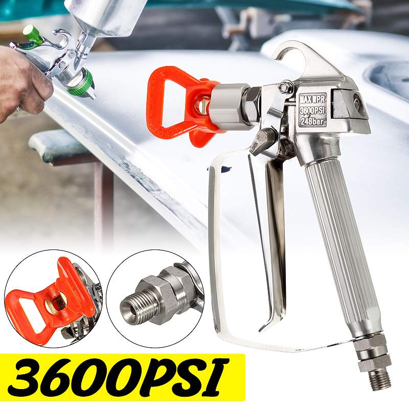 1pc 3600PSI High Pressure Airless Paint Spray Gun Airless Spraying Machine Guard for Pump Sprayer Tool