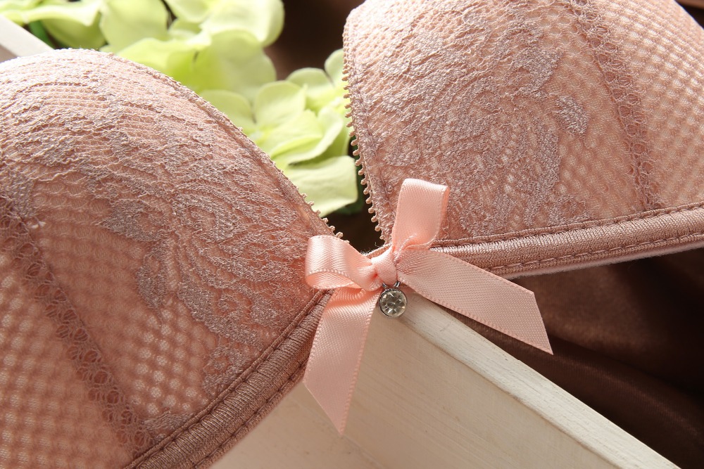 Details about New Womens Sexy Underwear Satin Print Lace Embroidery Bra Sets Panties BC Cup