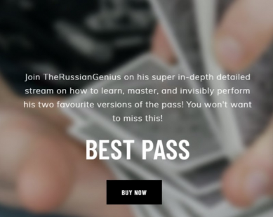 Best Pass By The Russian Genius -- magic tricks