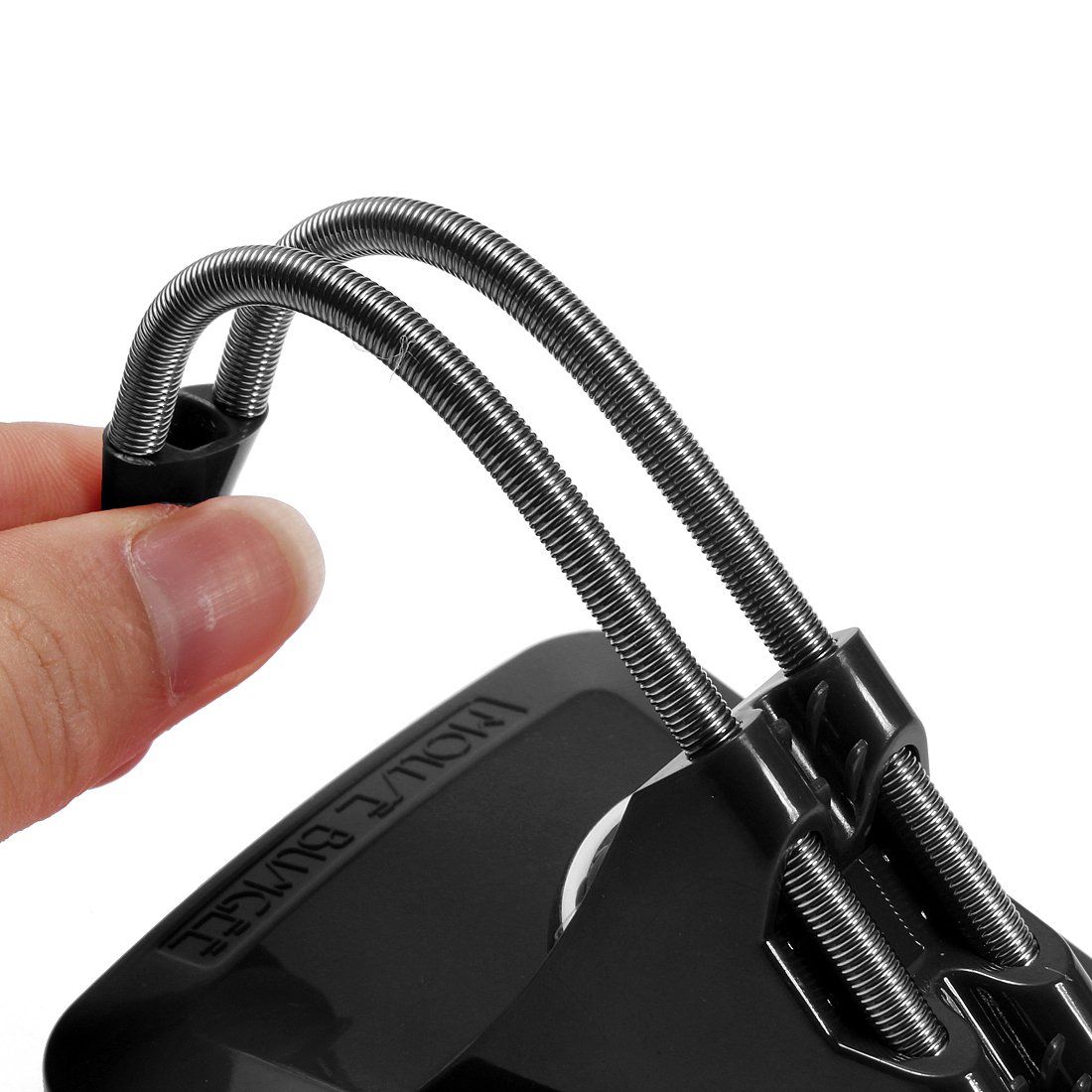 2016 Flexible Mouse Bungee Cord Clip Clipper Wire Cable Organizer Holder Line Fixer Black