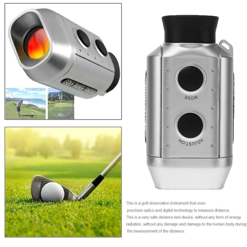 7X18 Digital Optic Telescope Laser Range Finder Golf Scope Yards Measure Outdoor Distance Roulette Meter monocular Rangefinder