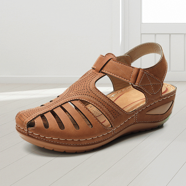 Women Summer Sandals Hollow Round Toe Ladies Sandals For Women Soft Sole Wedge Sandales Female Shoe Chaussures Femme Size 36-46