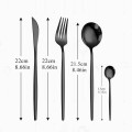 Home Kitchen Tableware Stainless Steel Cutlery Set Dinner Set Knives Forks Spoons Cutlery Silverware Flatware Set Restaurants