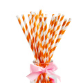 orange straw 25pcs