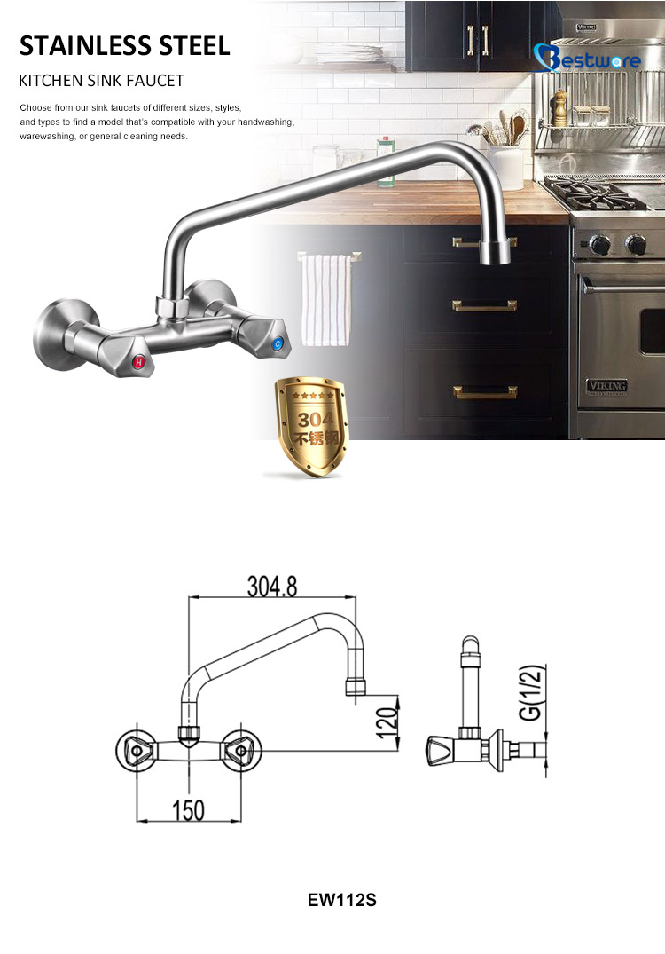 Wall Mounted Sensor Faucet