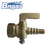 1/2 PSI brass petcock gauge valve