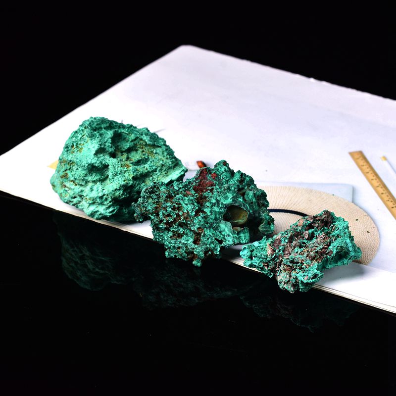 1PC Natural Green Malachite Stone Quatrz Crystal Healing Mineral Rough Ore Rock Reiki Collectible Specimen for Home Decor Gifi