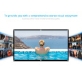 60/84/150 inch Projector Screen HD 16:9 White Dacron Diagonal Video Projection Screen Wall Mounted for Home Theater Movie