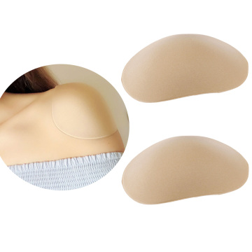 1Pair Soft Shoulder Pads Foam Silicone Padded Shoulder Padding Encryption Shoulder Push up Pads Adhesive Shoulder Enhancer