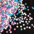 20g/lot Star Polymer Hot Soft Clay Sprinkles Colorful for Crafts plastic klei Tiny Cute Mud Particles Violet