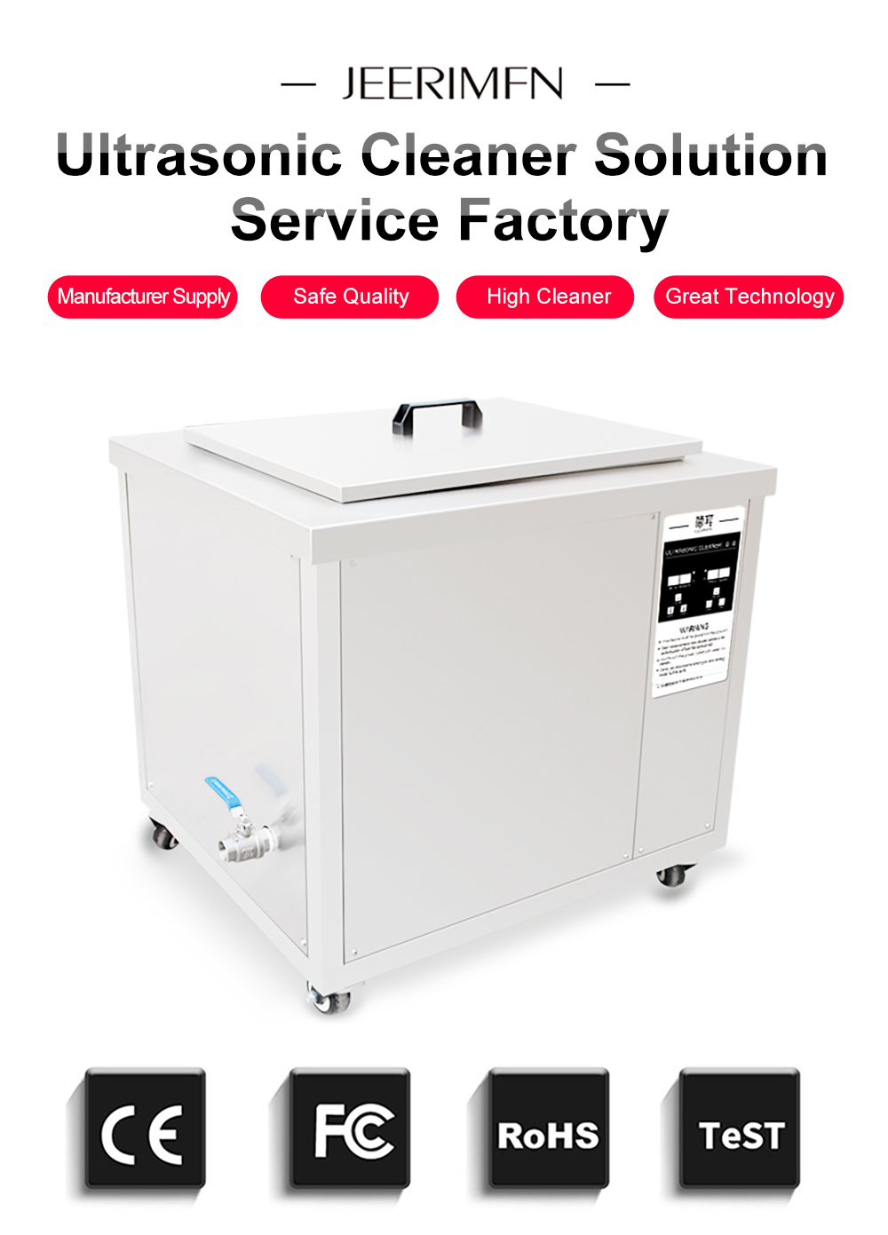 360L 175L Ultrasonic Cleaner Industrial 61L 108L Oil Rust Degrease DPF Ultrasound Cleaner Metal Mold Car Engine Part Transducer