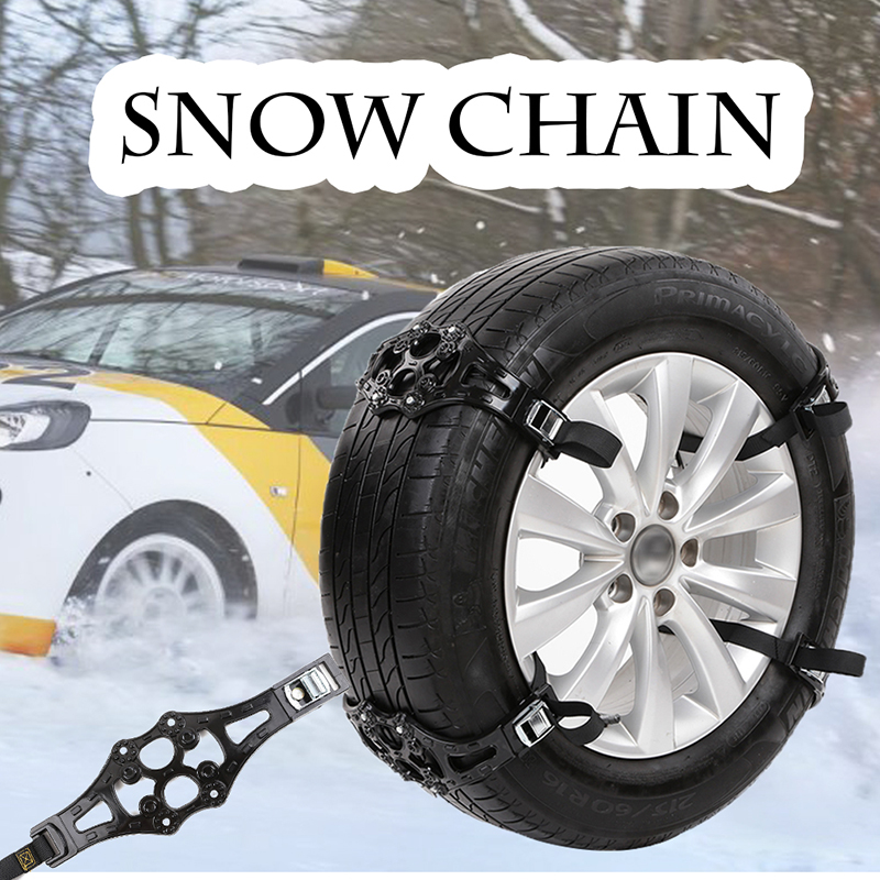 1x Easy Install Simple Truck Winter Car Snow Chain Tire Anti-skid Belt Black New Drop shipping