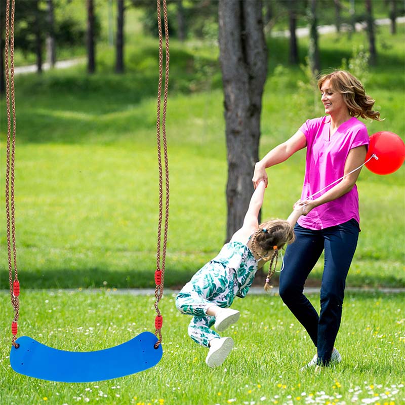 Children's adjustable swing indoor and outdoor hanging swing garden playground toy children's fitness swing easy to install
