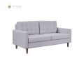 Cafe&Home Use Wood Legs Fabric Double Sofa