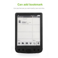 8GB E book reader 6 inch E ink screen built in 2500mAh battery & Spearker pocket books gift pu cover ELECTSHONG