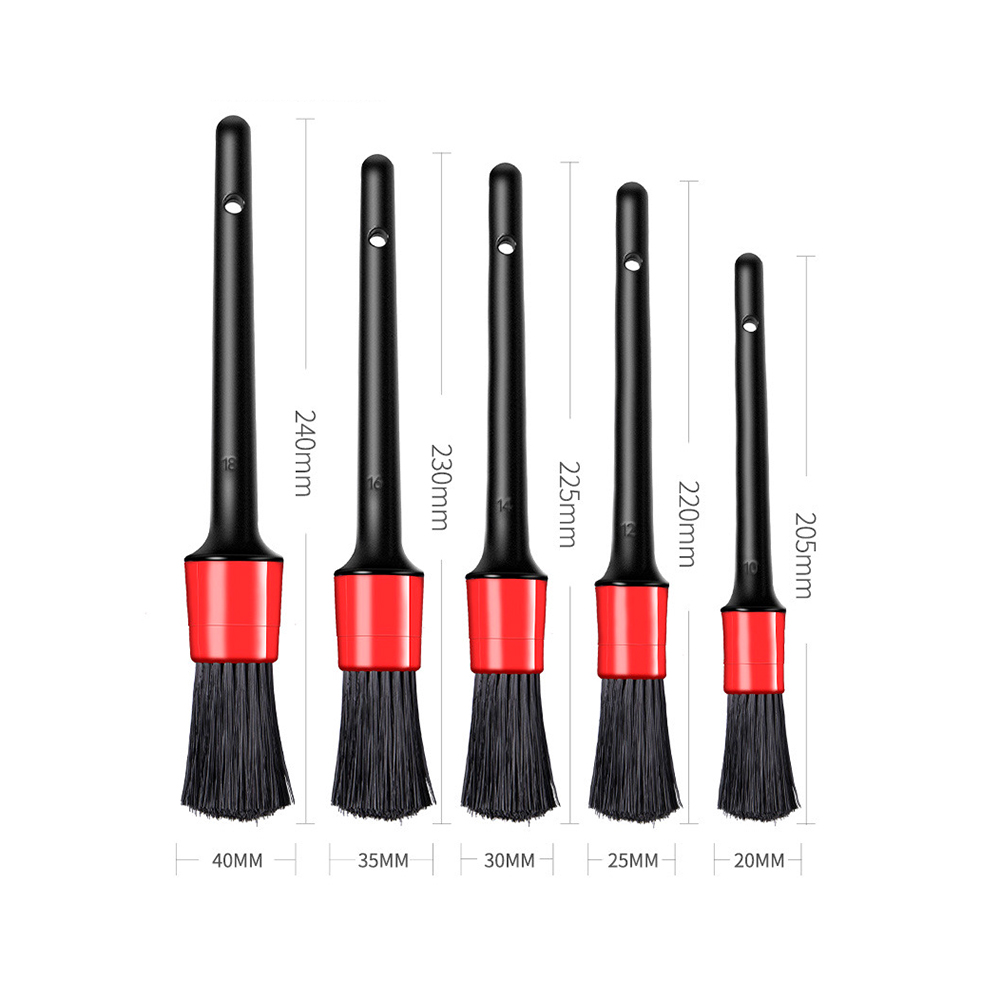 1/5pcs Car Detailing Brush Auto Cleaning Car Cleaning Detailing Set Dashboard Air Outlet Clean Brush Tools Car Wash Accessories
