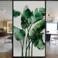 Custom Size Window Film Static Cling Flamingo Plants Pattern Home Decoration Tint-FIlm For Window Door Cabinet Table 50cmx100cm
