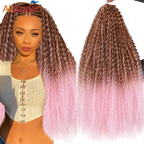 28 pulgadas Brasilas trenzas crochet pelo sintético trenzado extensión de cabello