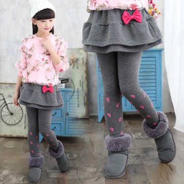 Plus Velvet Leggings for Girls Skirt Pants Baby Winter Clothes Thick Kids Trousers Toddler Boy Children Sweatpants Warm Tights