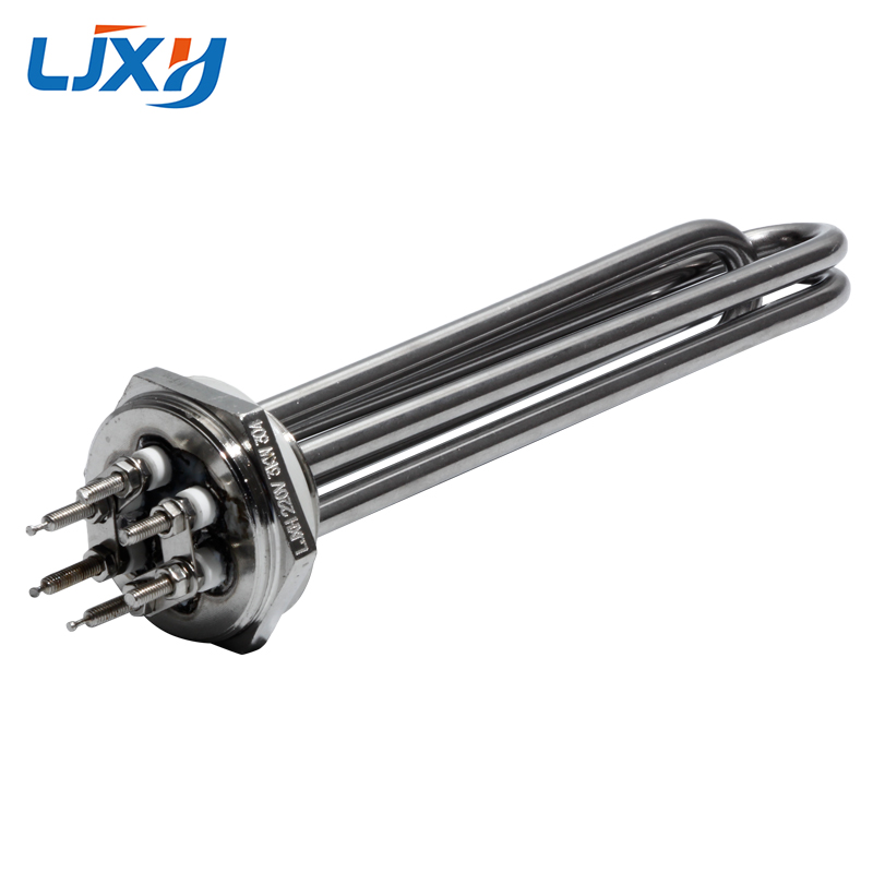 LJXH DN32 1 1/4inch BSP Thread Electrical Heating Pipe Water Heater Immersion Element 3KW/4.5KW/6KW/9KW/12KW 220V/380V