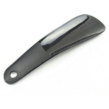 1PCS 16cm Spoon Shape Shoehorn Shoe Lifter Flexible Sturdy Slip Shoe Horns Professional Black Plastic Shoe Horn