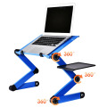 Foldable 360 Degree Adjustable Laptop Desk Computer Table Stand Tray For Sofa Bed Laptop Desk With Mouse Pad