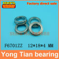 10pcs Free Shipping Boutique flange ball bearings F6701ZZ F6701 F61701 F6701-2RS size 12*18*19.5*4*0.8 mm