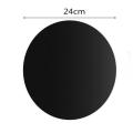 24*24cm Non-stick Round BBQ Grill Mat Reusable Heat Resistant Coating Barbecue Sheet Pad Oven Pot Kitchen Cooking Accessories